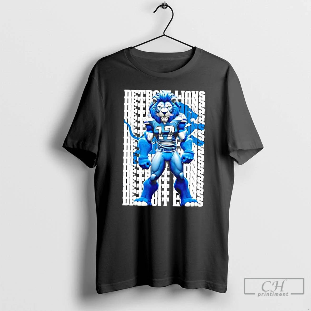 Classic Big Lion 17 Detroit Lions Stylish T-Shirts, Hoodie, Sweatshirt | HypeCrazeTee.com