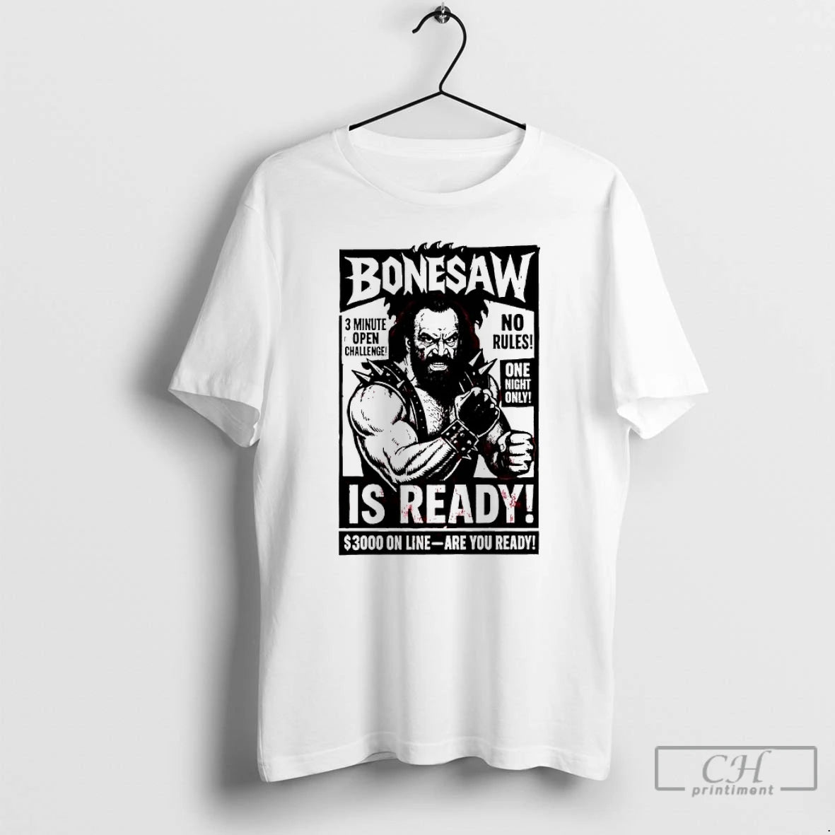 Classic Bonesaw Is Ready Vintage Wrestling One Night Only T-Shirts, Hoodie, Sweatshirt | HypeCrazeTee.com