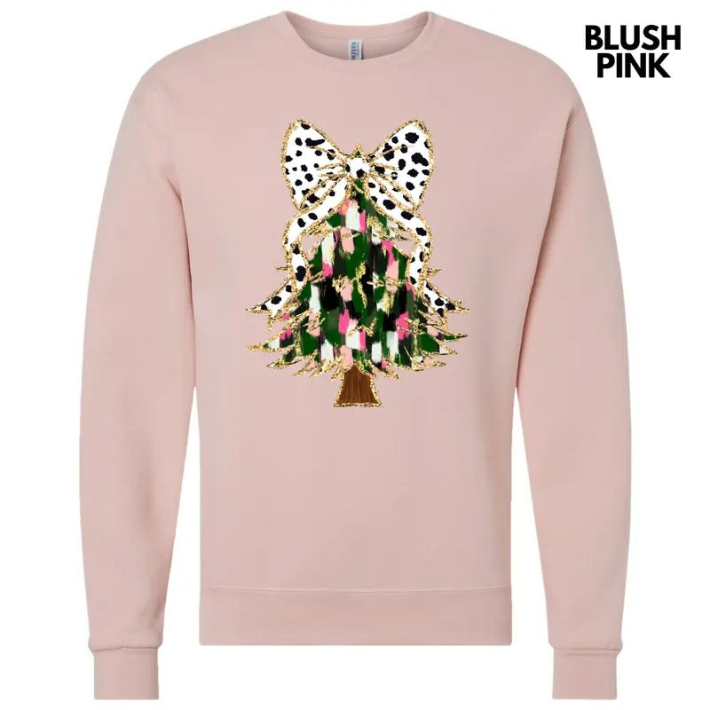 Classic Brushstroke Christmas Tree Sweatshirt 'NLB' T-Shirts, Hoodie | HypeCrazeTee.com