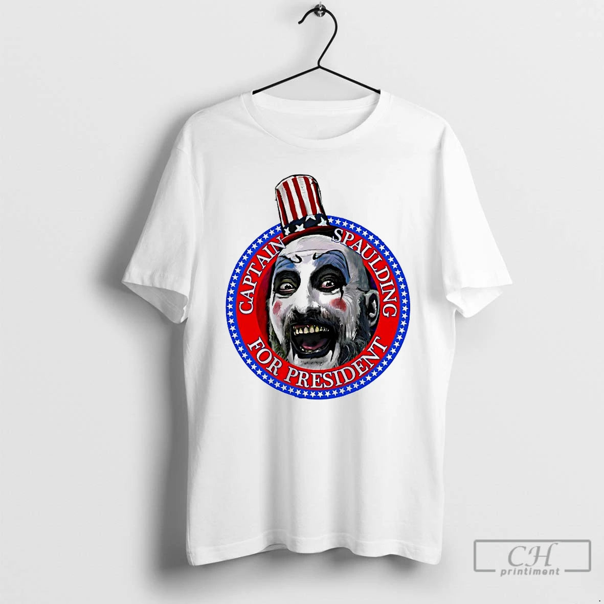 Classic Captain Spaulding For President T-Shirts, Hoodie, Sweatshirt | HypeCrazeTee.com