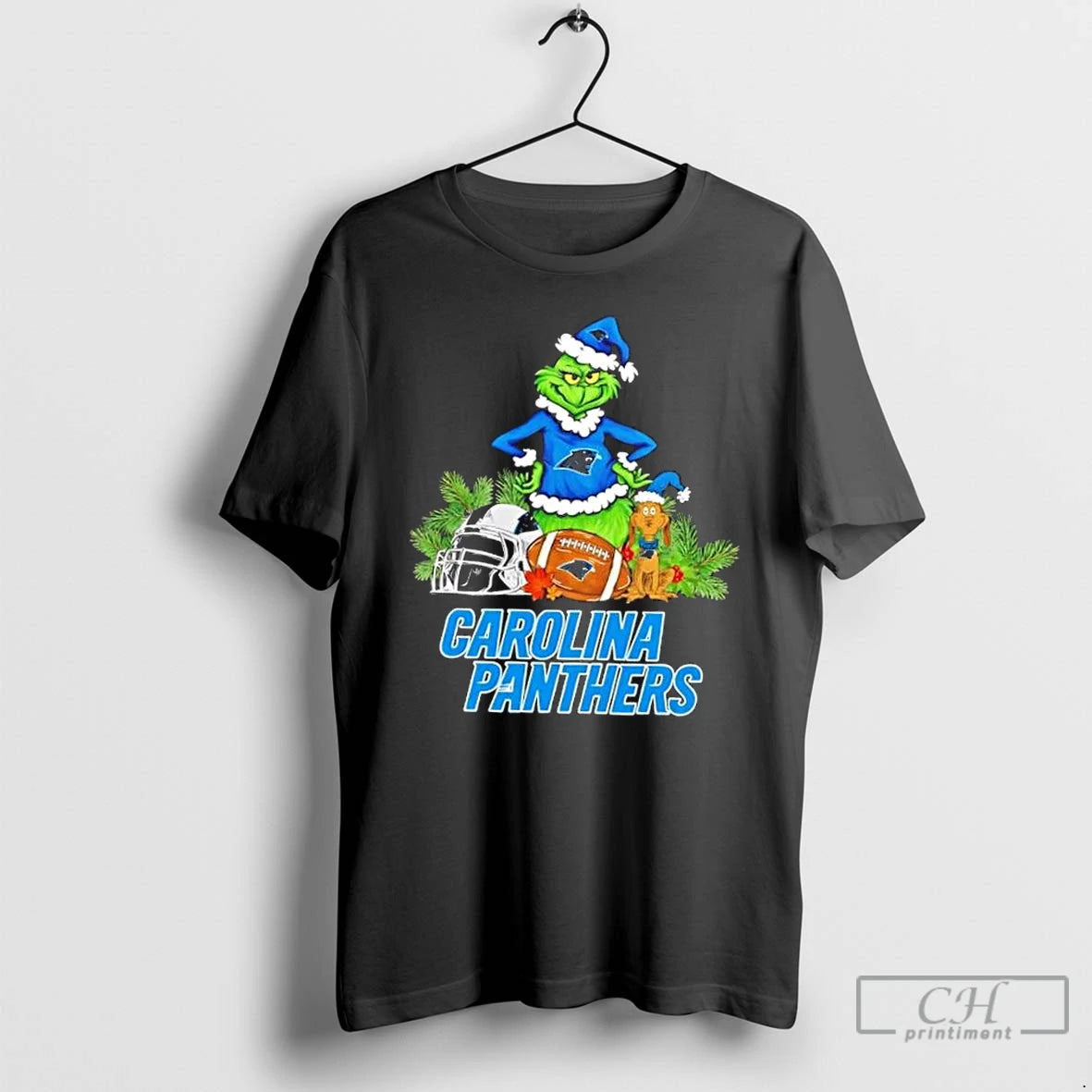 Classic Carolina Panthers Football X Grinch And Max Dog Merry Christmas T-Shirts, Hoodie, Sweatshirt | HypeCrazeTee.com