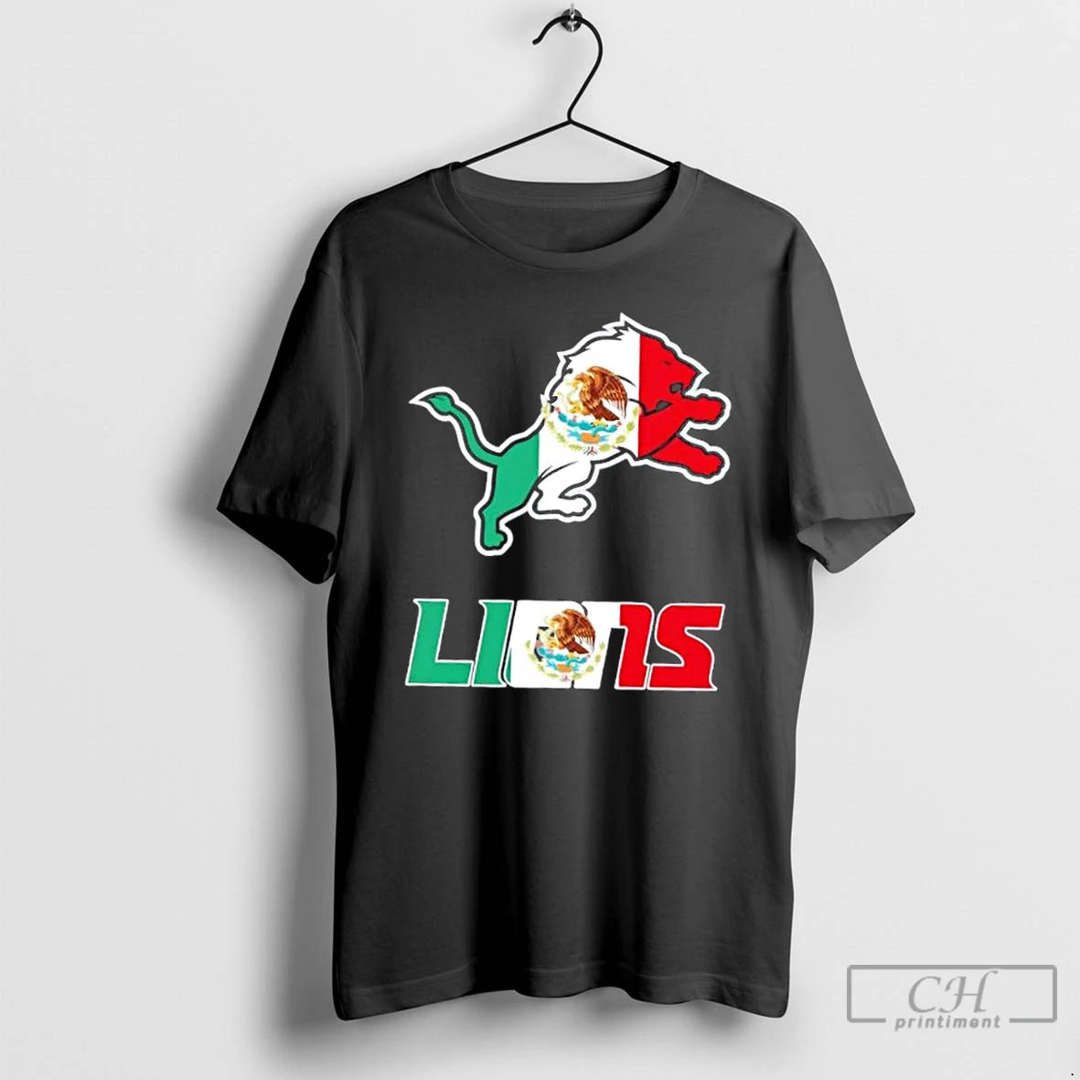 Classic Detroit Lions Football X Mexican Flag T-Shirts, Hoodie, Sweatshirt | HypeCrazeTee.com