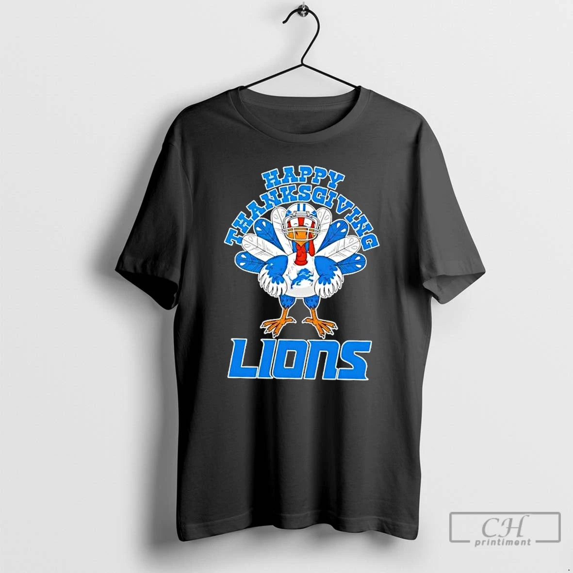 Classic Detroit Lions Football X Turkey Happy Thanksgiving T-Shirts, Hoodie, Sweatshirt | HypeCrazeTee.com