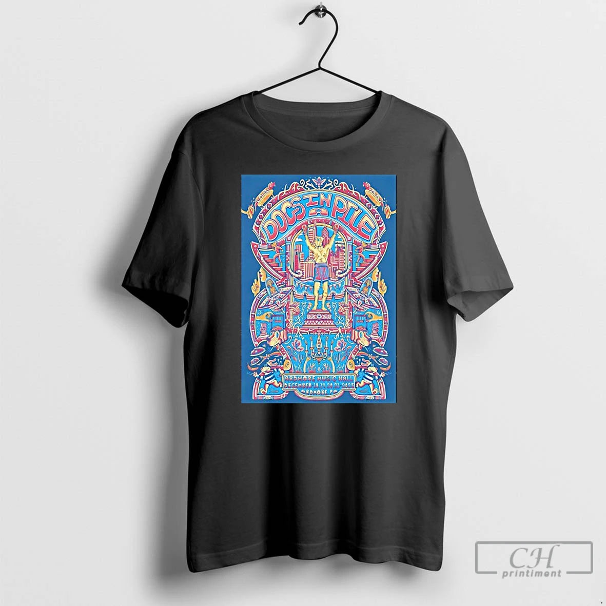 Classic Dogs In A Pile Dec 18 21 2025 The Ardmore Music Hall In Ardmore T-Shirts, Hoodie, Sweatshirt | HypeCrazeTee.com