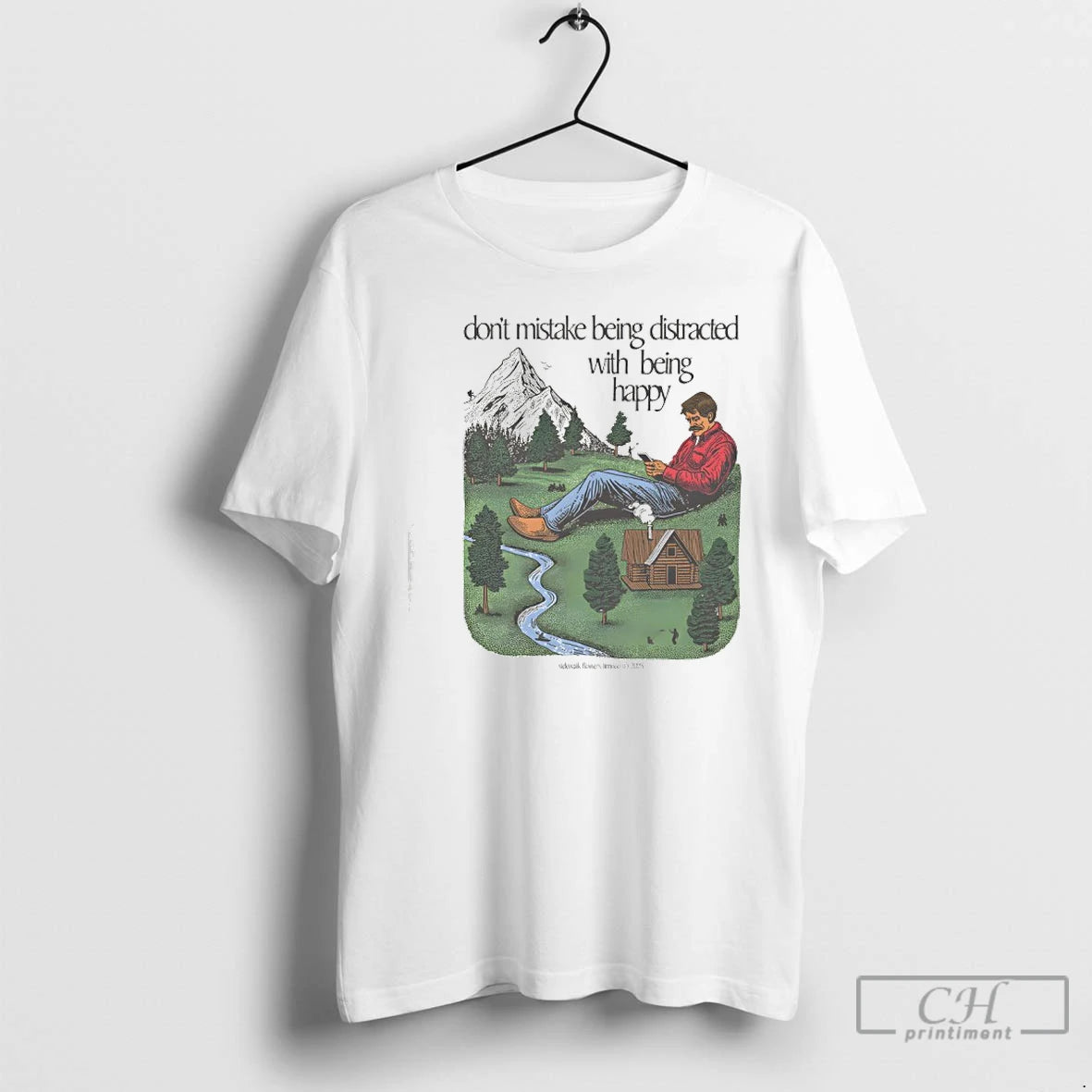 Classic Dont Mistake Being Distracted With Being Happy T-Shirts, Hoodie, Sweatshirt | HypeCrazeTee.com