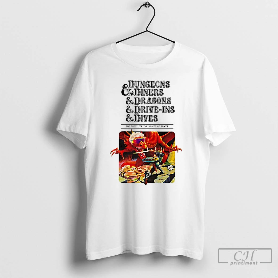 Classic Dungeons And Diners And Dragons And Drive Ins And Dives T-Shirts, Hoodie, Sweatshirt | HypeCrazeTee.com
