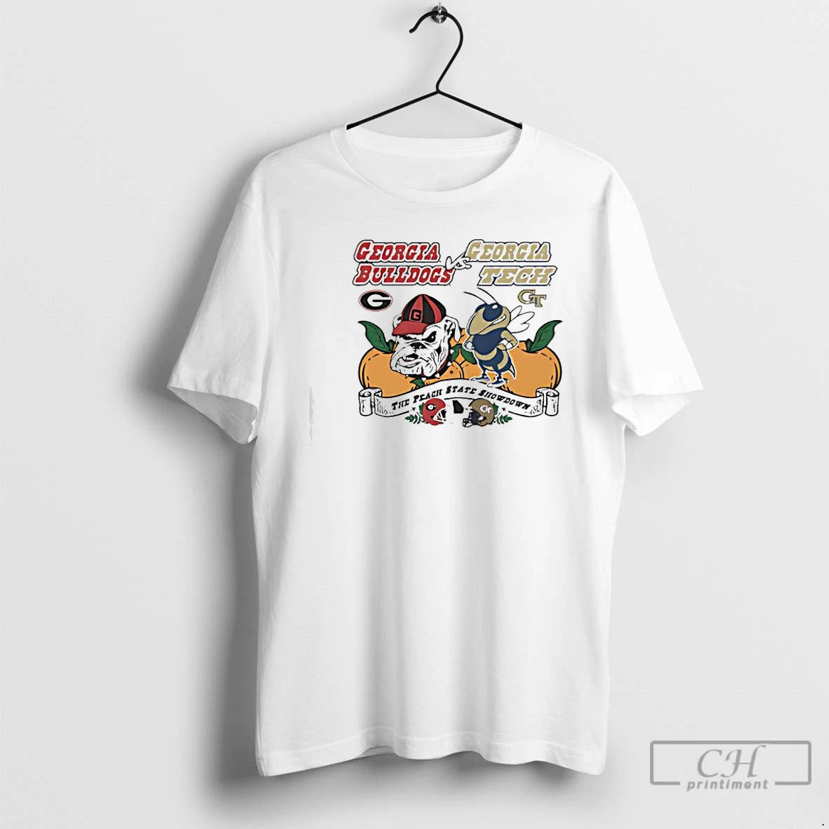 Classic Georgia Tech Yellow Jackets Showdown Versus Georgia Bulldogs Mascots T-Shirts, Hoodie, Sweatshirt | HypeCrazeTee.com
