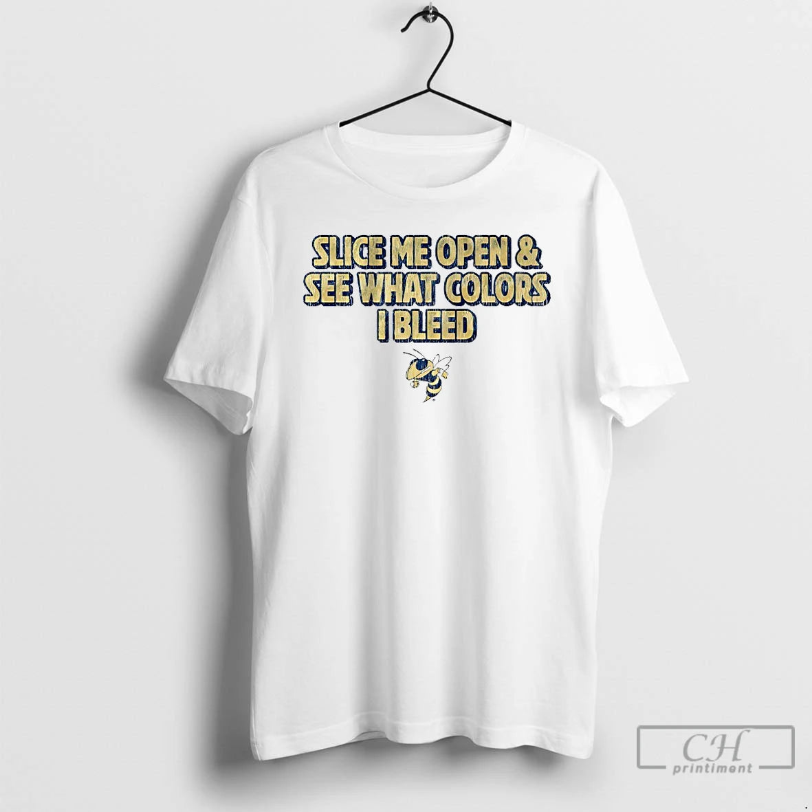Classic Georgia Tech Yellow Jackets Slice Me Open And See What Colors I Bleed T-Shirts, Hoodie, Sweatshirt | HypeCrazeTee.com