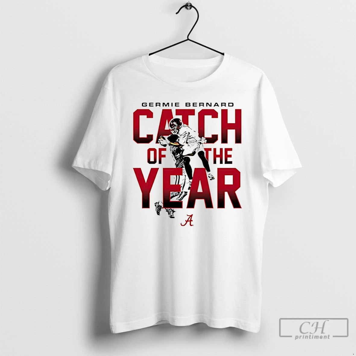 Classic Germie Bernard Alabama Football Ncaa Catch Of The Year T-Shirts, Hoodie, Sweatshirt | HypeCrazeTee.com