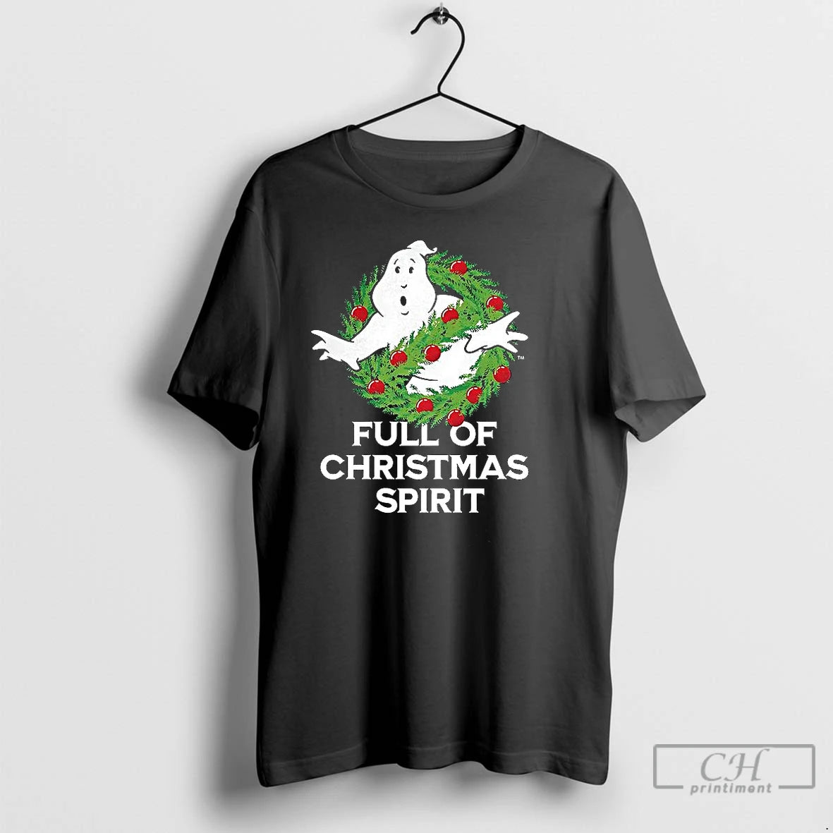 Classic Ghostbusters Full Of Christmas Spirit T-Shirts, Hoodie, Sweatshirt | HypeCrazeTee.com
