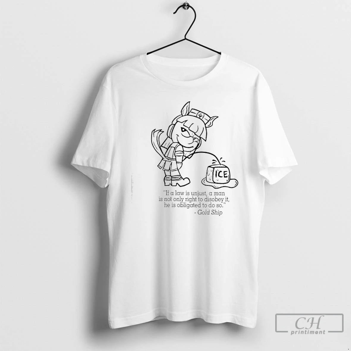 Classic Golshis Law Ice If A Law Is Unjust A Man Is Not Only Right T-Shirts, Hoodie, Sweatshirt | HypeCrazeTee.com