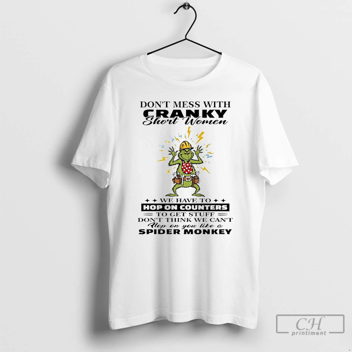 Classic Grinch Dont Mess With Cranky Short Women Christmas 2025 T-Shirts, Hoodie, Sweatshirt | HypeCrazeTee.com