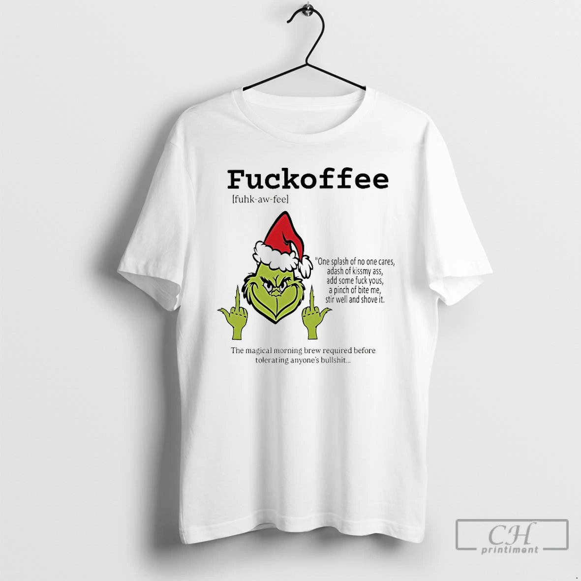 Classic Grinch Fuckoffee Christmas 2025 T-Shirts, Hoodie, Sweatshirt | HypeCrazeTee.com