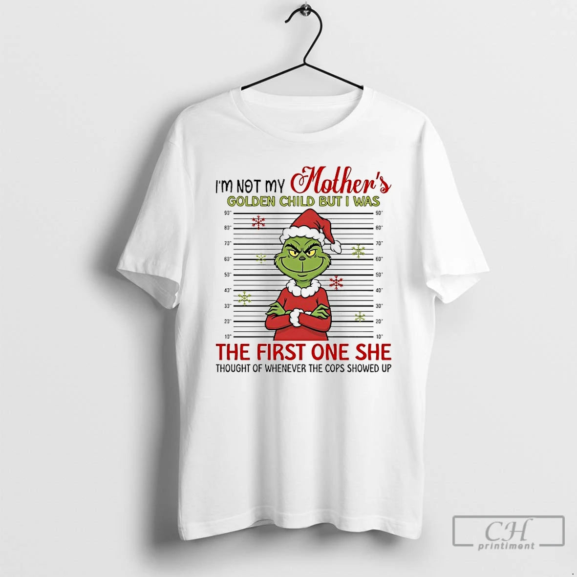 Classic Grinch I Am Not My Mothers Golden Child Christmas 2025 T-Shirts, Hoodie, Sweatshirt | HypeCrazeTee.com