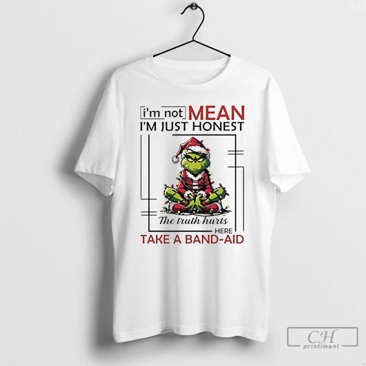 Classic Grinch Santa Im Not Mean Im Just Honest The Truth Hurts Here Take T-Shirts, Hoodie, Sweatshirt | HypeCrazeTee.com
