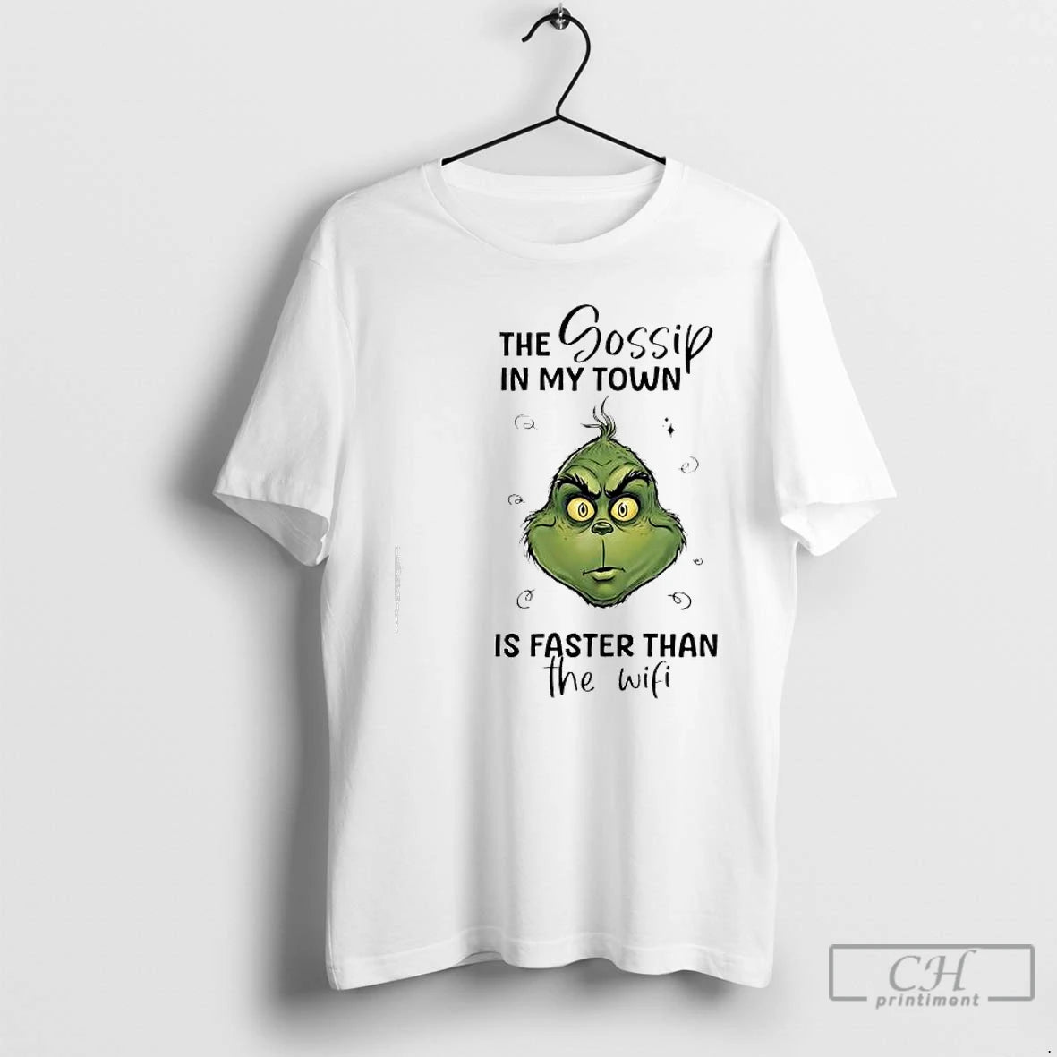 Classic Grinch The Gossip In My Town Is Faster Than The Wifi T Shirts Sweater Hoodie, Sweatshirt | HypeCrazeTee.com