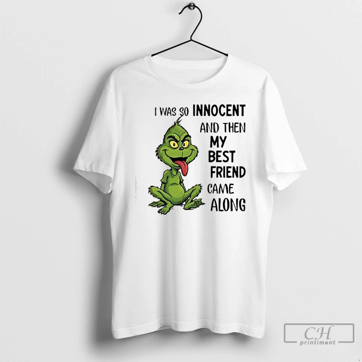 Classic Grinch Was So Innocent And Then My Best Friend Came Along T Shirts Sweater Hoodie, Sweatshirt | HypeCrazeTee.com