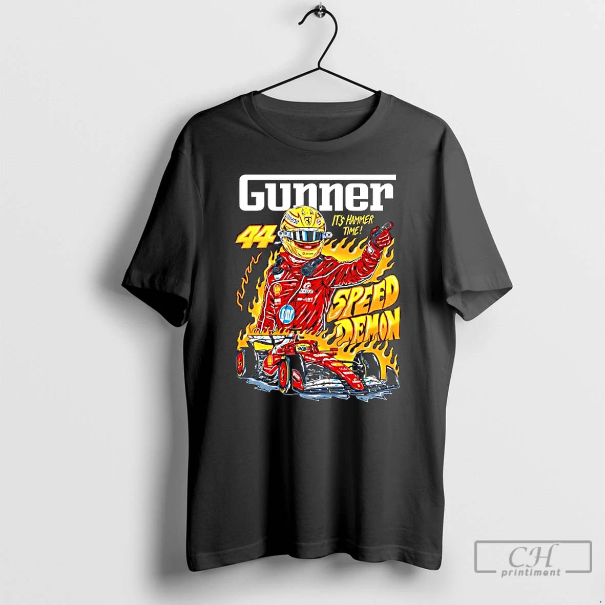 Classic Gunner Speed Demon 44 Lewis Hamilton Its Hammer Time T-Shirts, Hoodie, Sweatshirt | HypeCrazeTee.com