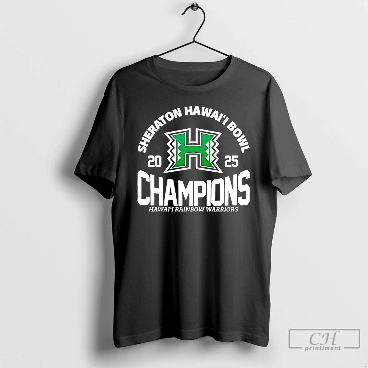 Classic Hawaii Rainbow Warriors 2025 Hawai Bowl Champions T-Shirts, Hoodie, Sweatshirt | HypeCrazeTee.com
