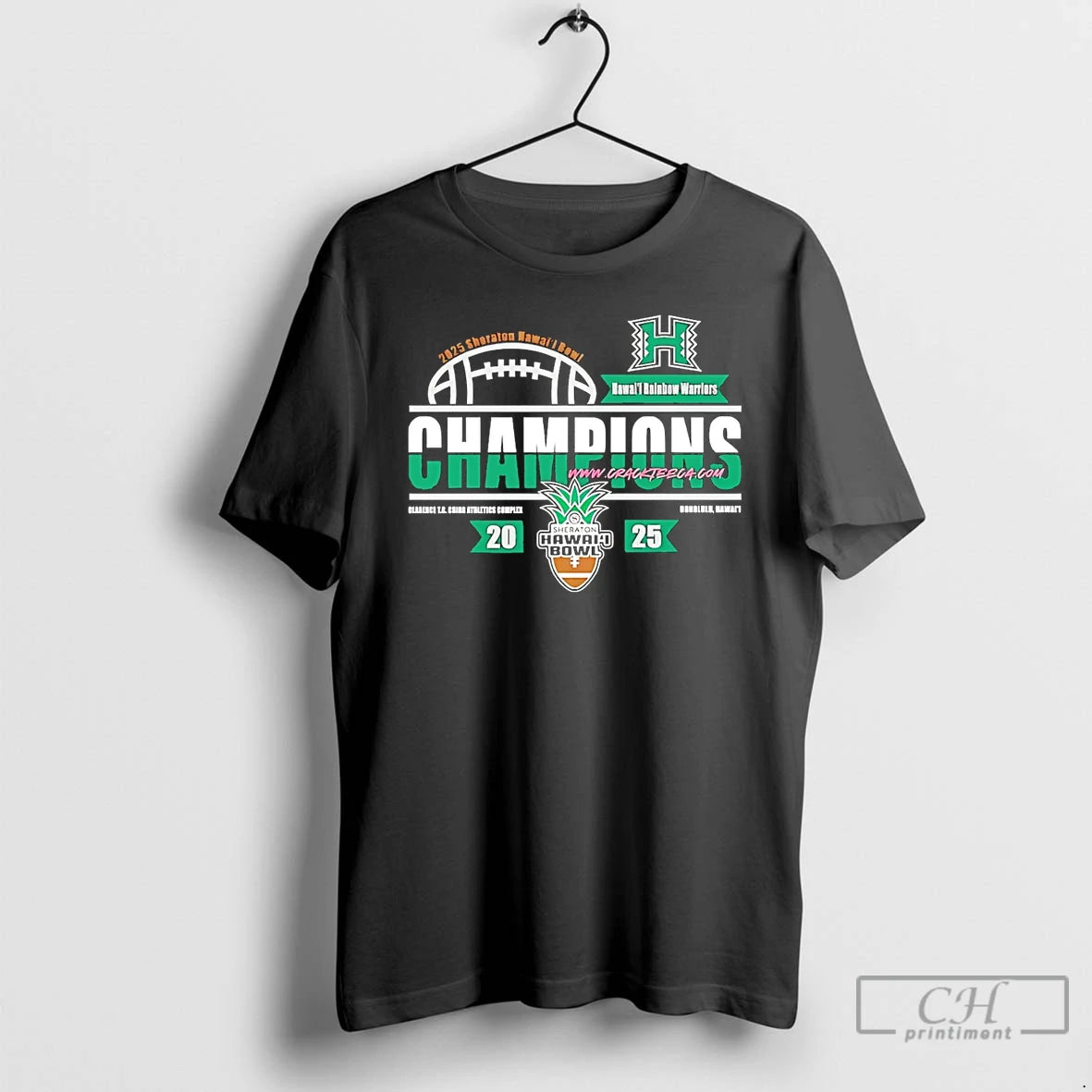 Classic Hawaii Rainbow Warriors Football 2025 Sheraton Hawaii Bowl Champions T-Shirts, Hoodie, Sweatshirt | HypeCrazeTee.com