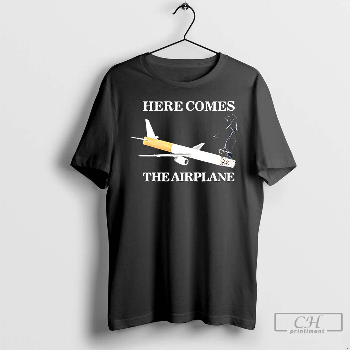 Classic Here Comes The Airplane Graphic T-Shirts, Hoodie, Sweatshirt | HypeCrazeTee.com