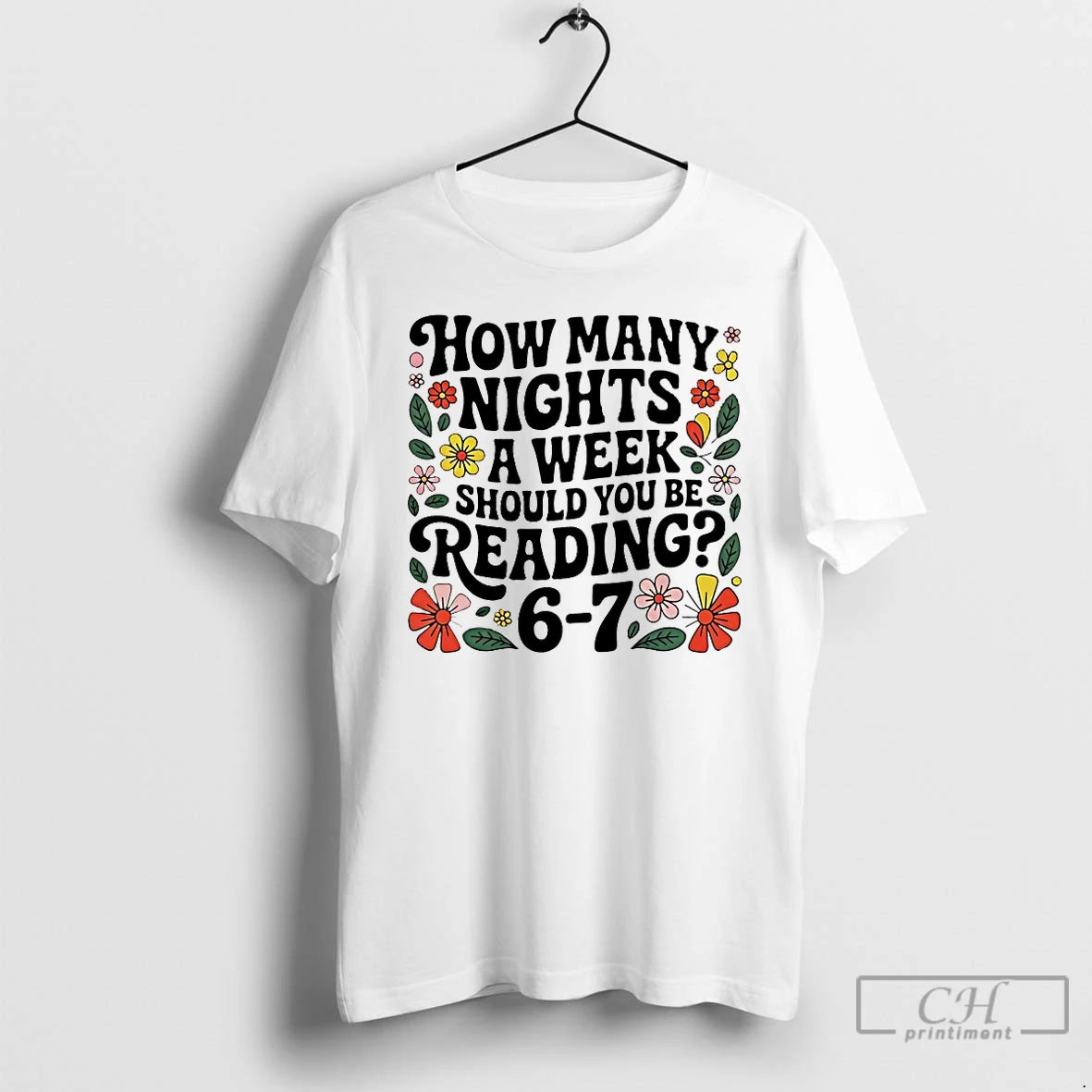 Classic How Many Nights A Week Should You Be Reading 6 7 T Shirts Sweater Hoodie, Sweatshirt | HypeCrazeTee.com