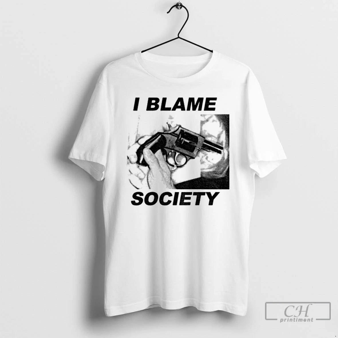 Classic I Blame Society Vintage T-Shirts, Hoodie, Sweatshirt | HypeCrazeTee.com