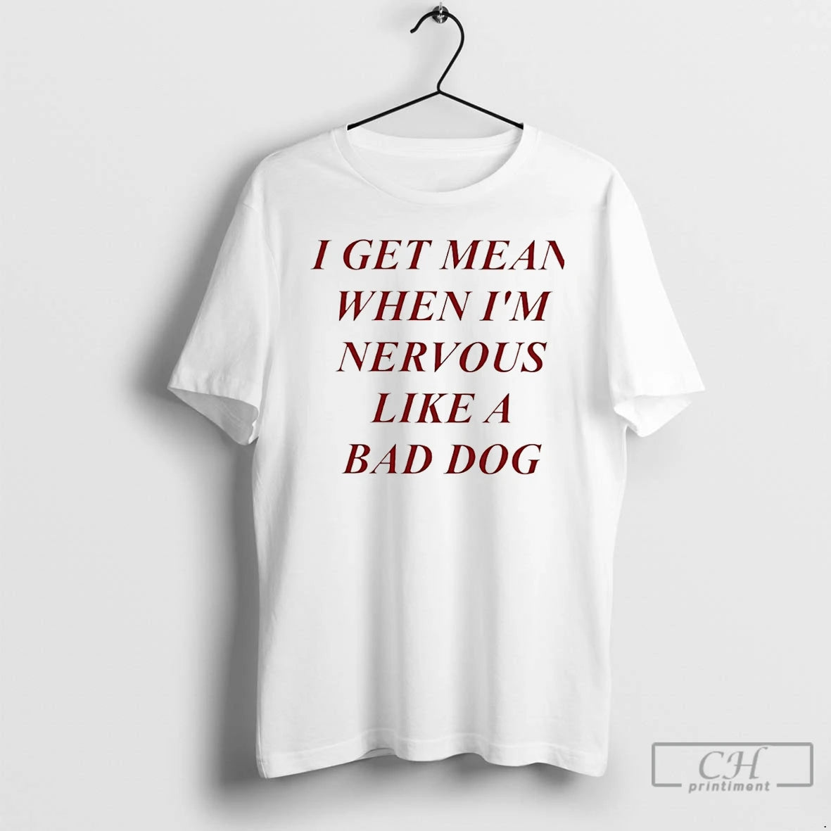 Classic I Get Mean When Im Nervous Like A Bad Dog Christmas T Shirts Sweater Hoodie, Sweatshirt | HypeCrazeTee.com