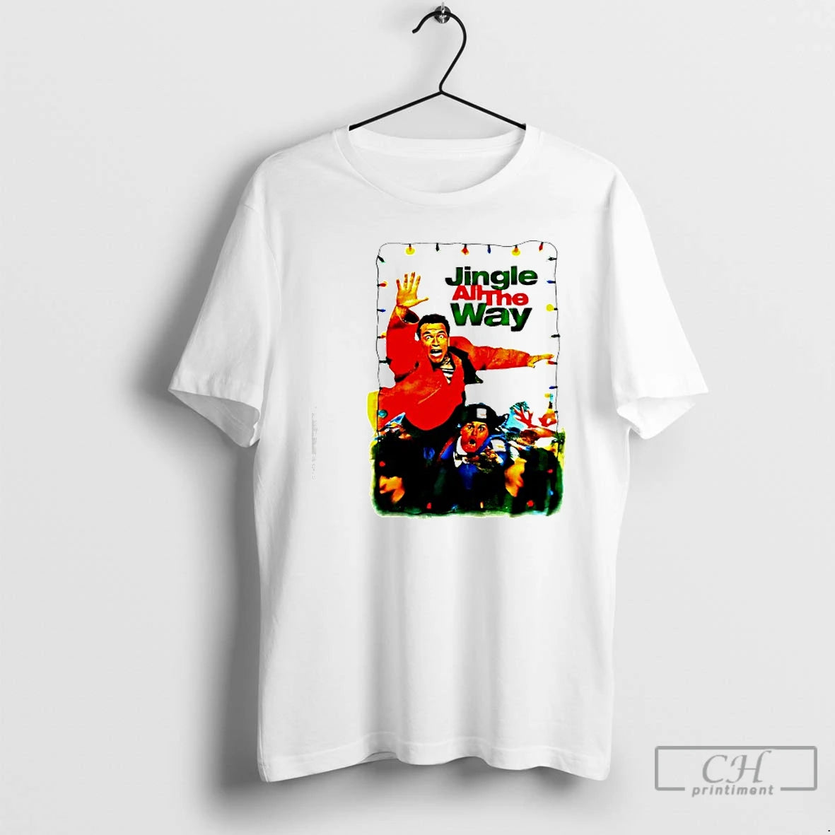 Classic Jingle All The Way Movie Promo T-Shirts, Hoodie, Sweatshirt | HypeCrazeTee.com