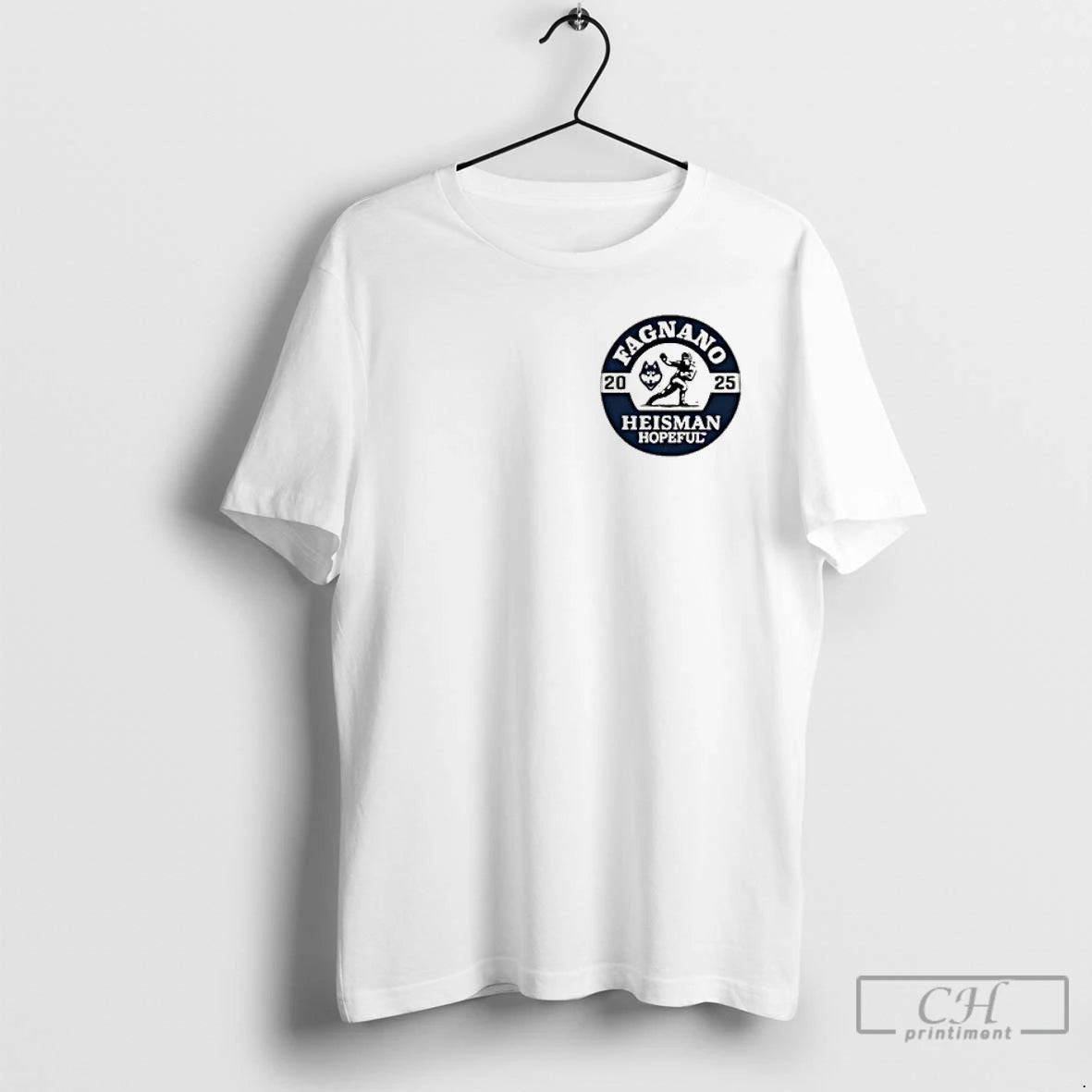 Classic Joe Fagnano Uconn Huskies Heisman Hopeful Button 2025 Christmas T-Shirts, Hoodie, Sweatshirt | HypeCrazeTee.com