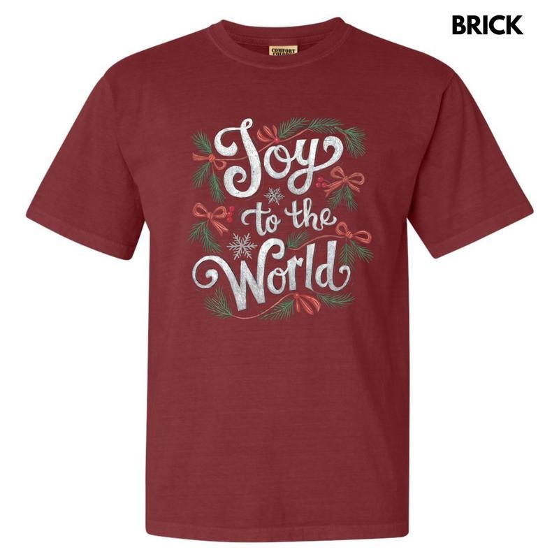 Classic Joy To The World Comfort Colors T-Shirt Hoodie, Sweatshirt | HypeCrazeTee.com