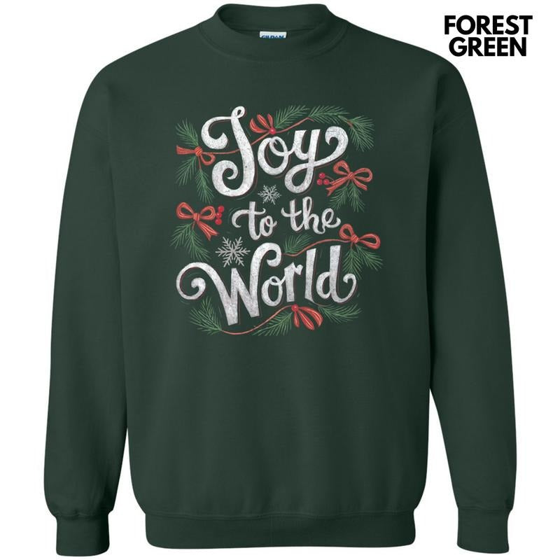 Classic Joy To The World Sweatshirt T-Shirts, Hoodie | HypeCrazeTee.com