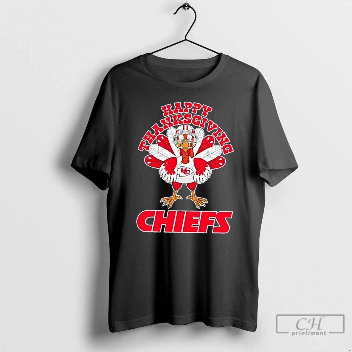 Classic Kansas City Chiefs X Turkey Happy Thanksgiving Graphic T-Shirts, Hoodie, Sweatshirt | HypeCrazeTee.com