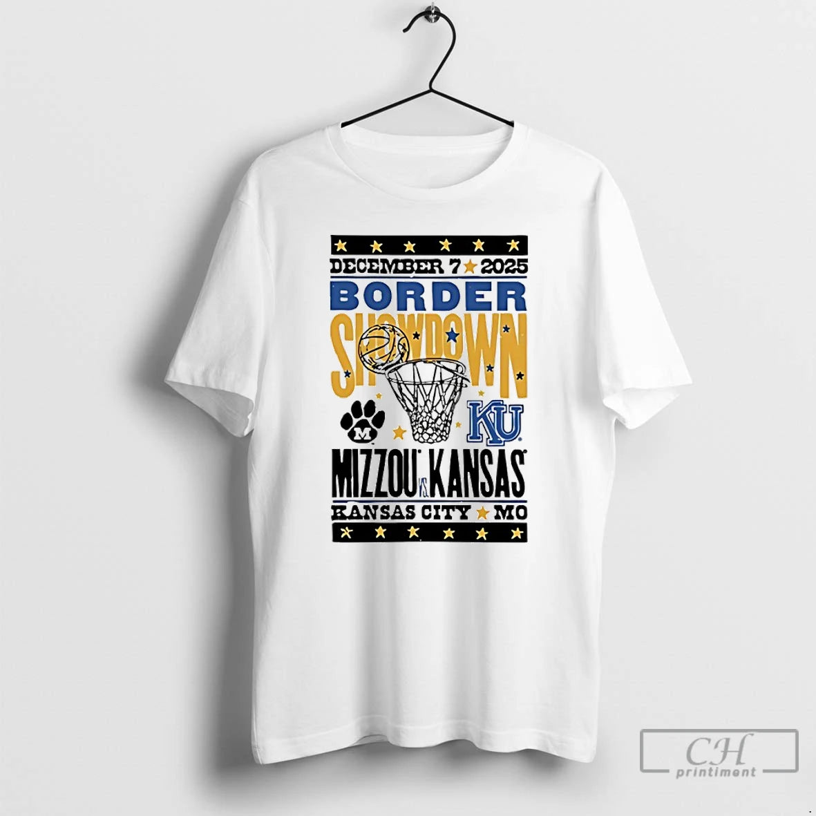 Classic Kansas Jayhawks Basketball 2025 Border Showdown T-Shirts, Hoodie, Sweatshirt | HypeCrazeTee.com