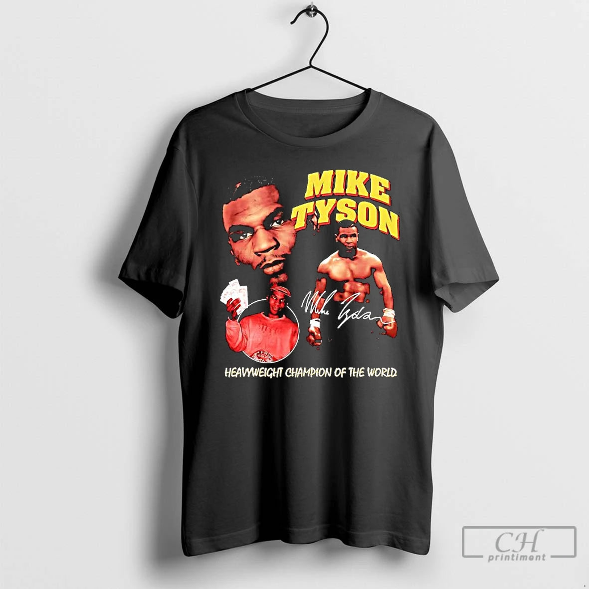 Classic Mike Tyson Heavyweight Champion Of The World Signature T-Shirts, Hoodie, Sweatshirt | HypeCrazeTee.com