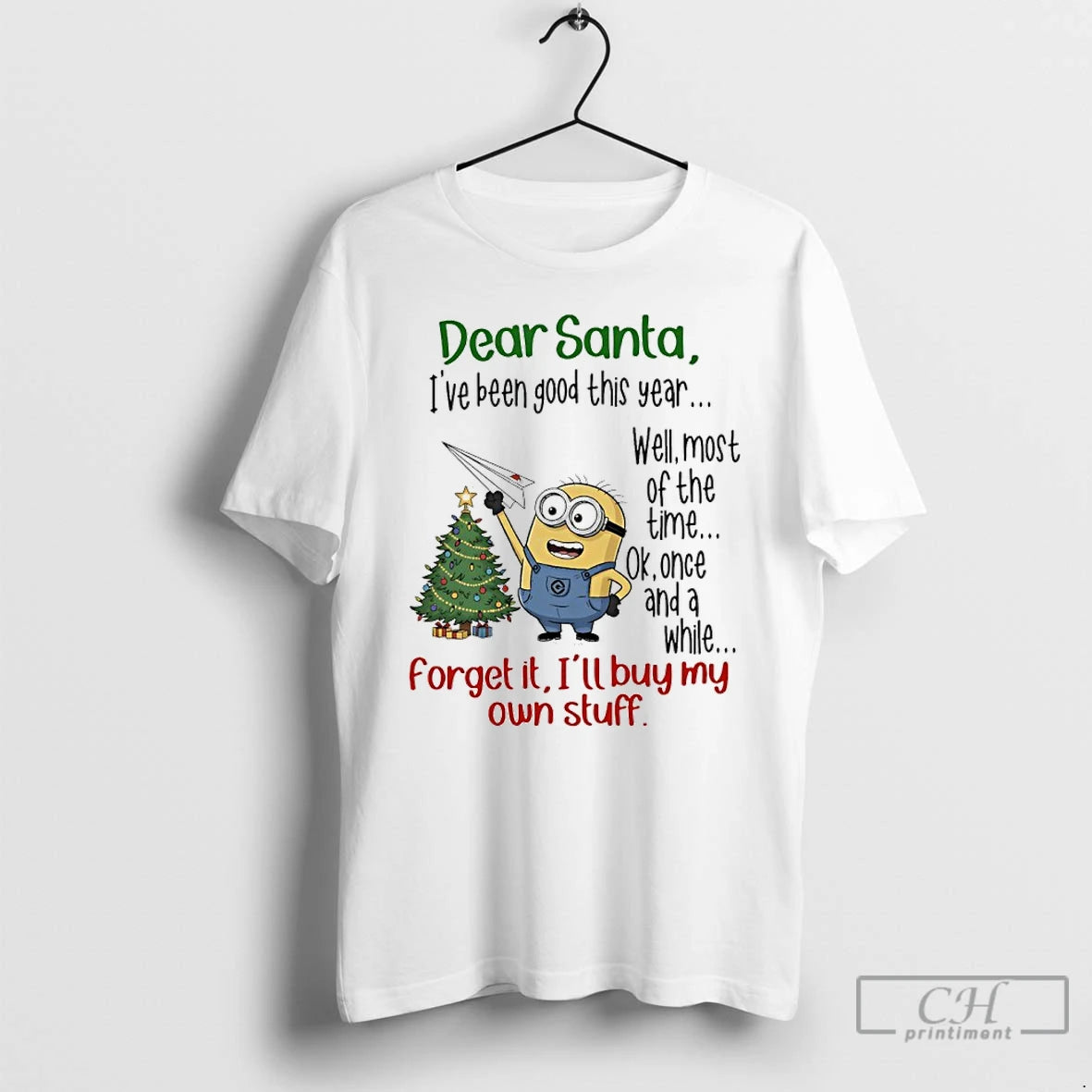 Classic Minions Dear Santa Ive Been Good This Year Well Most Of The Time Ok T-Shirts, Hoodie, Sweatshirt | HypeCrazeTee.com