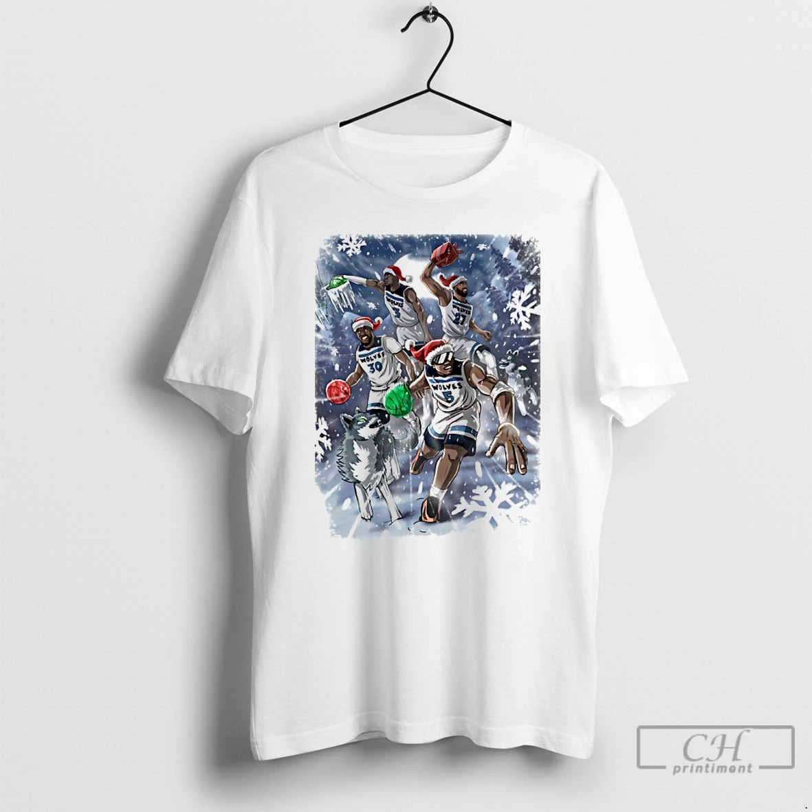 Classic Minnesota Timberwolves Merry Christmas And Happy Gameday 2026 T-Shirts, Hoodie, Sweatshirt | HypeCrazeTee.com