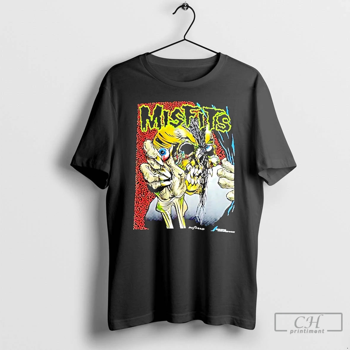 Classic Misfits Pushead Schroeder Skull Eyeball Graphic T-Shirts, Hoodie, Sweatshirt | HypeCrazeTee.com