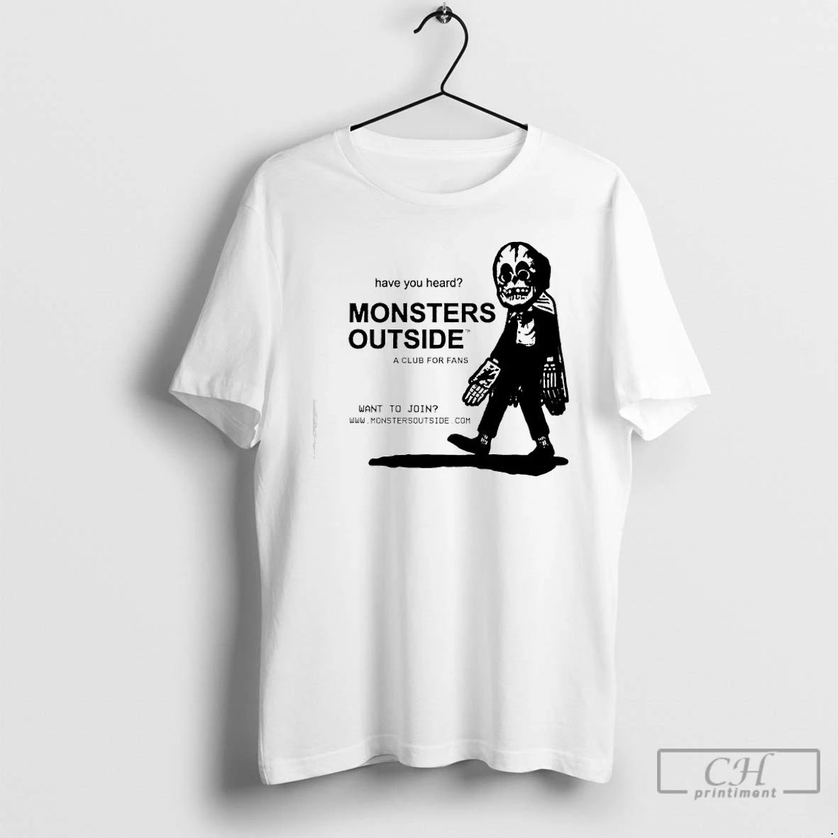 Classic Monsters Outside A Club For Fans Want To Join T-Shirts, Hoodie, Sweatshirt | HypeCrazeTee.com