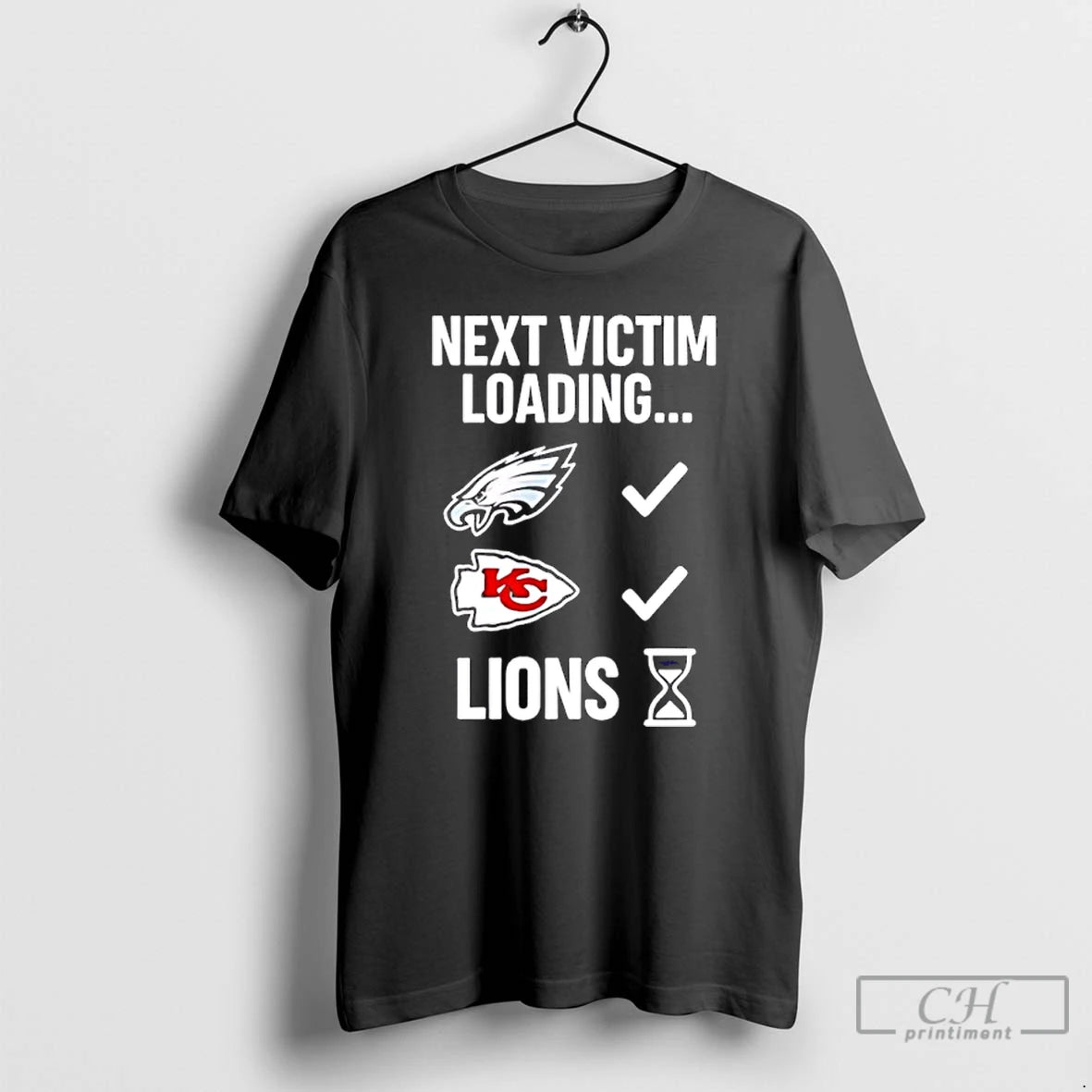 Classic Next Victim Loading Lions Hourglass T-Shirts, Hoodie, Sweatshirt | HypeCrazeTee.com