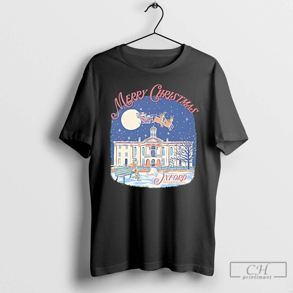 Classic Oxford Mississippi Merry Christmas T-Shirts, Hoodie, Sweatshirt | HypeCrazeTee.com