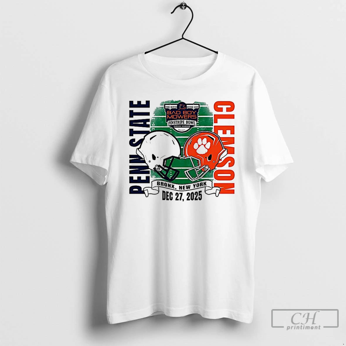 Classic Penn State Nittany Lions Vs Clemson Tigers 2025 Pinstripe Bowl T-Shirts, Hoodie, Sweatshirt | HypeCrazeTee.com