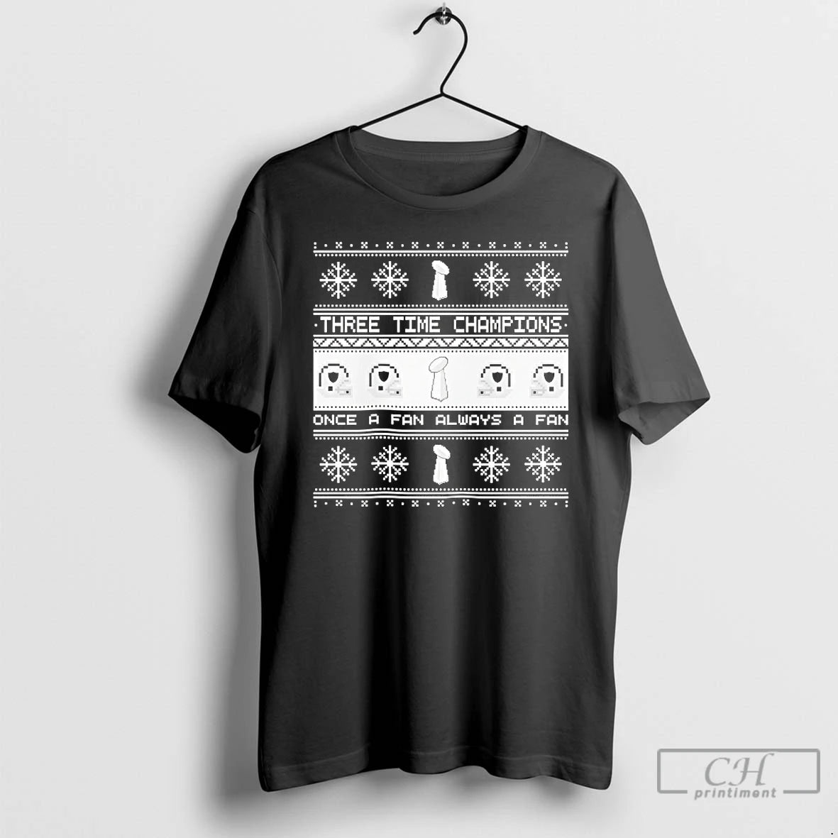 Classic Raiders Three Time Champions Once A Fan Always A Fan Ugly Christmas T Shirts Hoodie, Sweatshirt | HypeCrazeTee.com