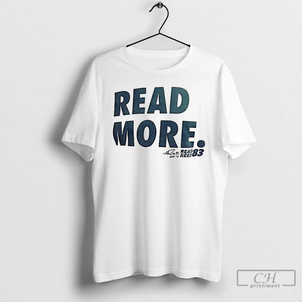 Classic Read More Read With Reed 83 Signature T-Shirts, Hoodie, Sweatshirt | HypeCrazeTee.com