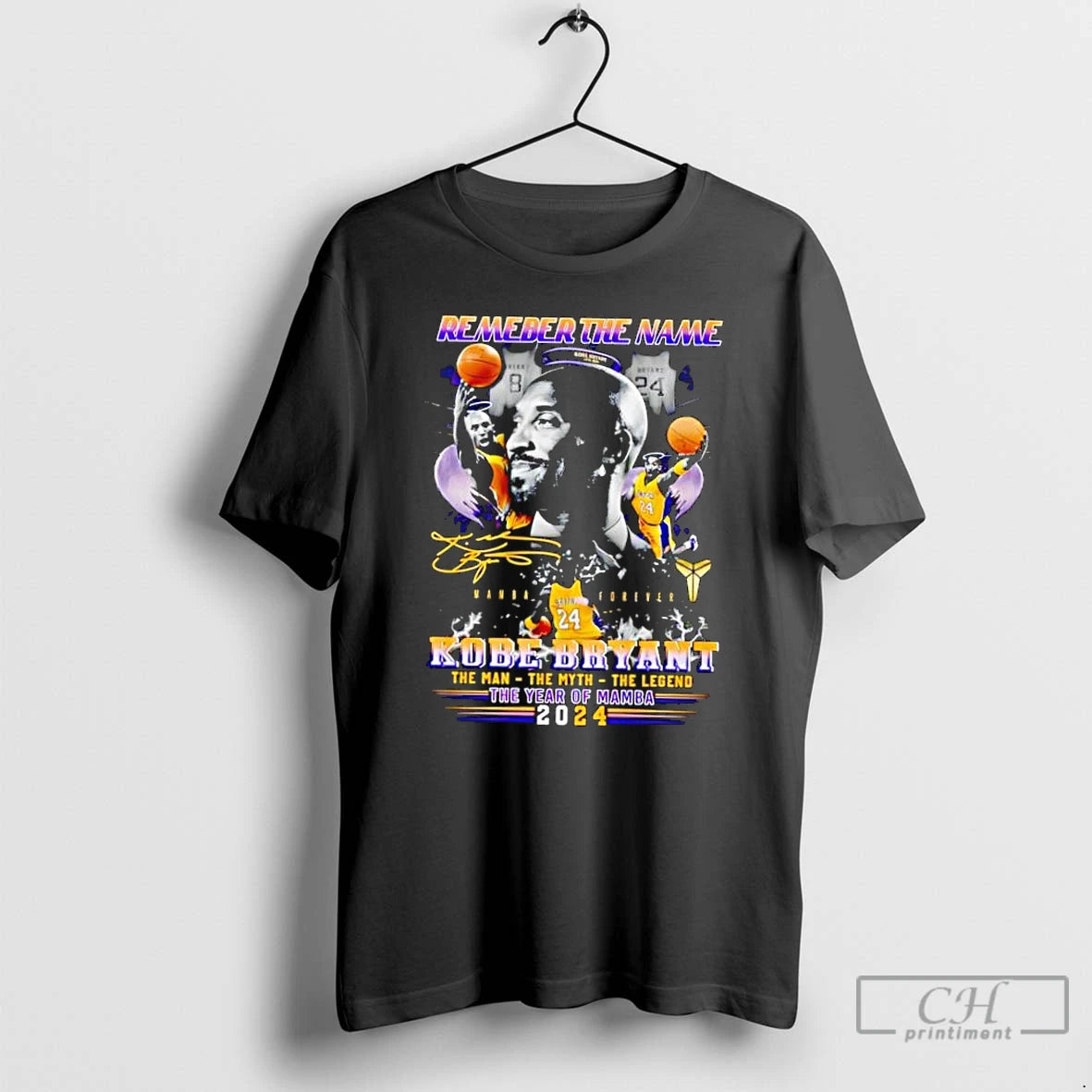 Classic Remember The Name 8 4 24 Kobe Bryant The Man The Myth The Legend T-Shirts, Hoodie, Sweatshirt | HypeCrazeTee.com