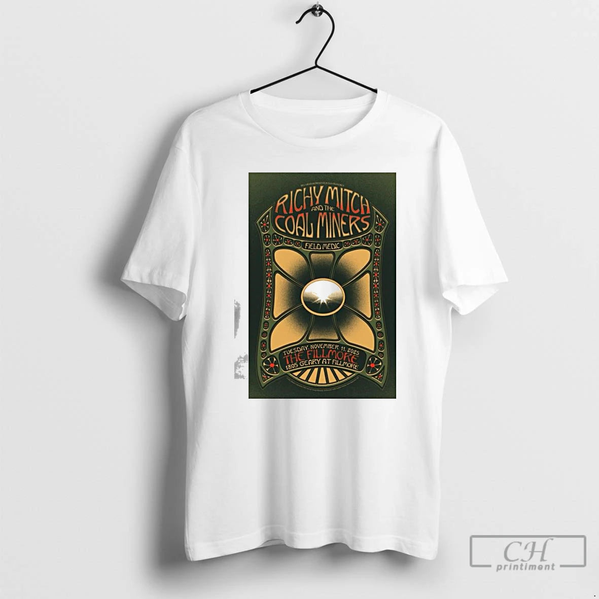 Classic Richy Mitch The Coal Miners San Francisco Ca November 11 2025 Concert T Shirts Hoodie, Sweatshirt | HypeCrazeTee.com