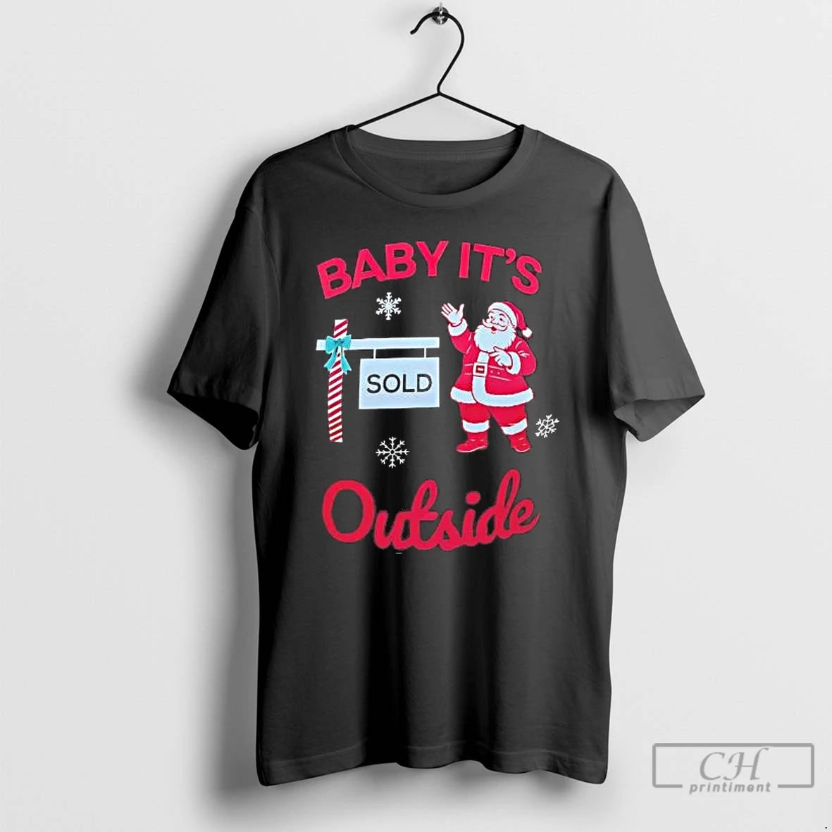 Classic Santa Baby Its Outside T-Shirts, Hoodie, Sweatshirt | HypeCrazeTee.com