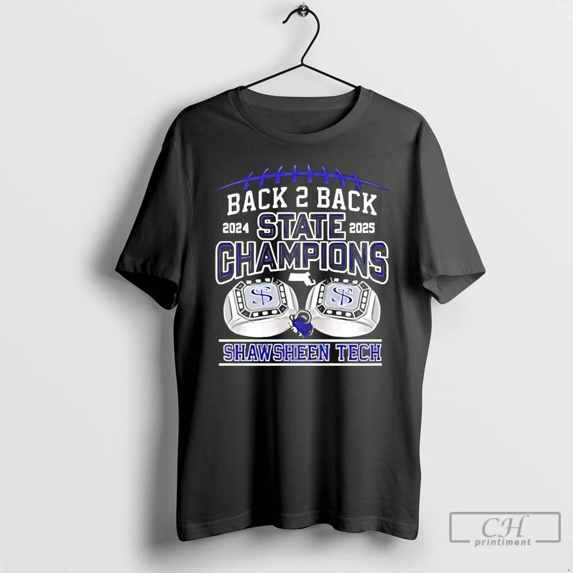 Classic Shawsheen Rams Back 2 Back State Champions T-Shirts, Hoodie, Sweatshirt | HypeCrazeTee.com