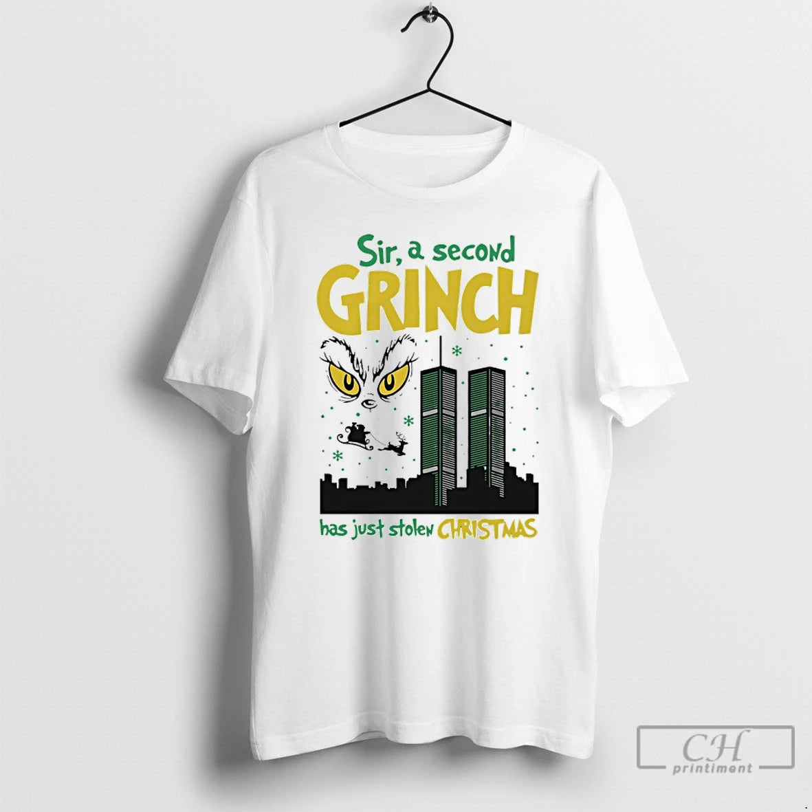 Classic Sir A Second Grinch Has Just Stolen Christmas T-Shirts, Hoodie, Sweatshirt | HypeCrazeTee.com