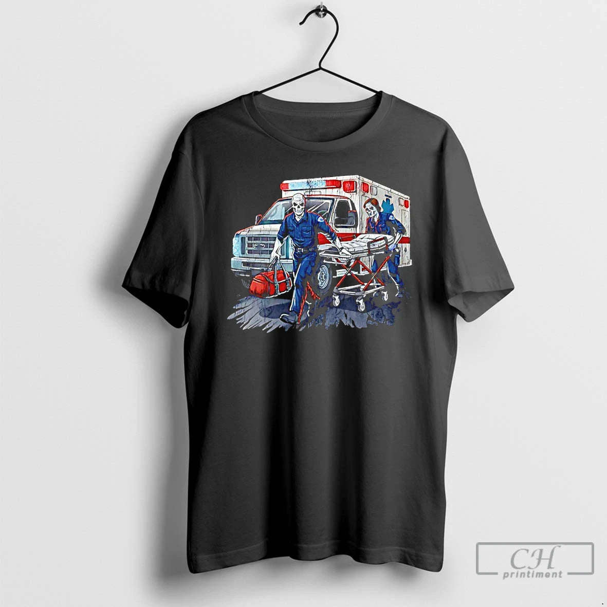Classic Skeleton Paramedic Vintage T-Shirts, Hoodie, Sweatshirt | HypeCrazeTee.com